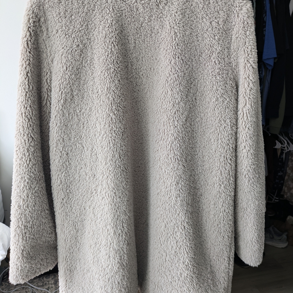 BB Dakota Cozy Gray Teddy Jacket - Picture 4 of 7